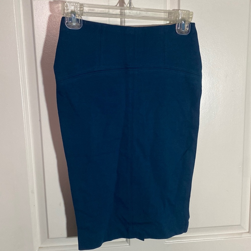 Papaya Pencil Skirt